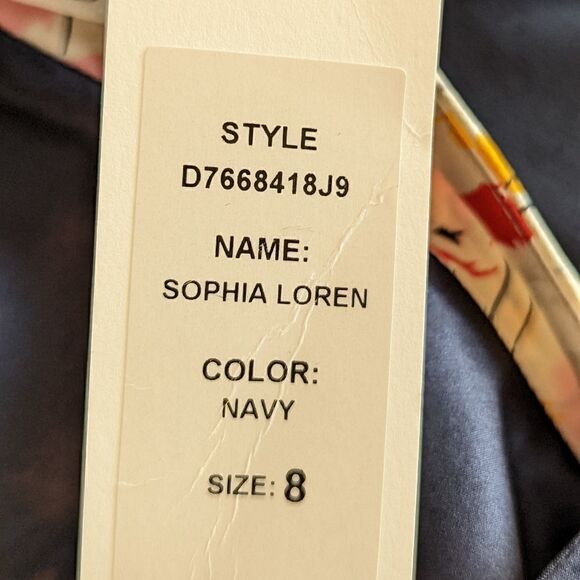 NWT DVF Sophia Loren dress size 8 - Picture 13 of 14